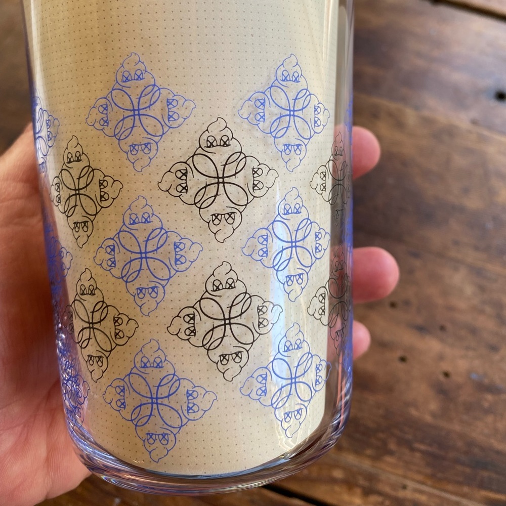 Super rare KAWS Original Fake glass and sticker